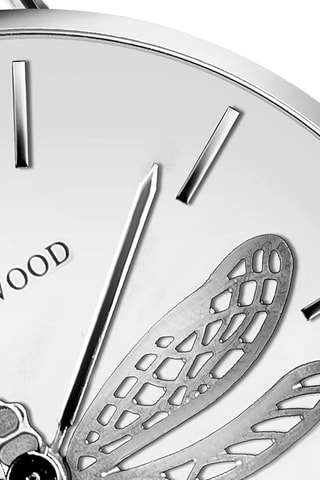 Montre à quartz en acier - Argenté et blanc - Emily Westwood