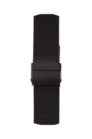 Montre à quartz en acier - Noir et doré rose - Emily Westwood