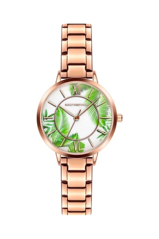 Montre à quartz en acier - Doré rose - Emily Westwood