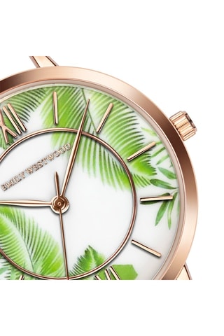 Montre à quartz en acier - Doré rose - Emily Westwood