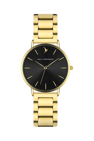 Montre à quartz en acier - Doré - Emily Westwood
