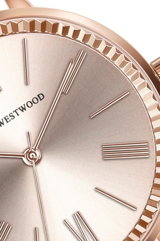 Montre à quartz en acier - Doré rose - Emily Westwood