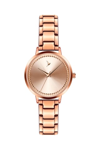 Montre à quartz en acier - Doré rose - Emily Westwood