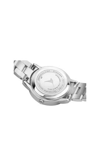 Montre à quartz en acier - Argenté et blanc - Emily Westwood