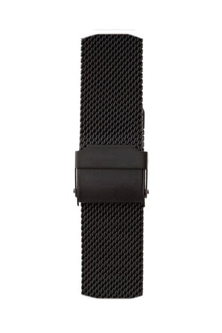 Montre à quartz en acier - Noir et doré rose - Emily Westwood