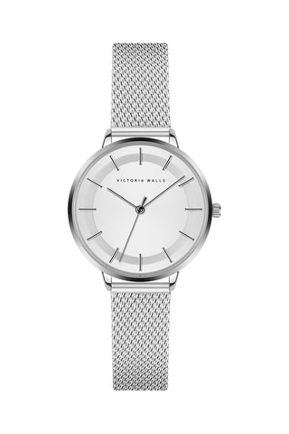 Montre à quartz en acier - Argenté