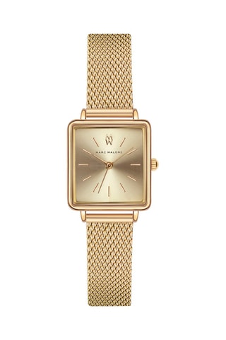 Montre à quartz japonais en acier - Doré - Marc Malone