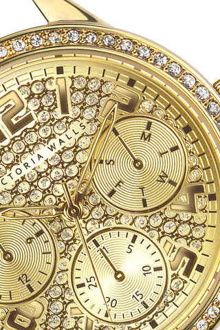 Montre à quartz en acier - Doré - Victoria Walls