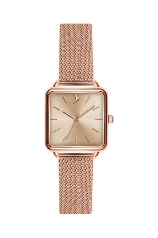 Montre à quartz en acier - Doré rose et doré rose - Emily Westwood
