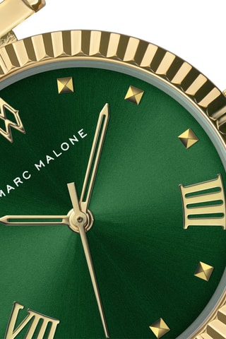 Montre à quartz en acier - Doré