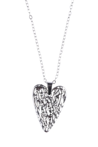 Collier - Plaqué or blanc