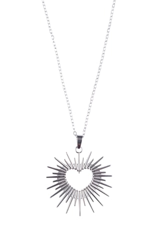 Collier - Plaqué or blanc