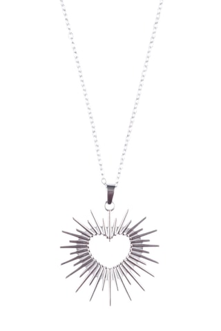 Collier - Plaqué or blanc