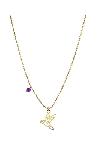 Collier - Doré et violet - Emily Westwood