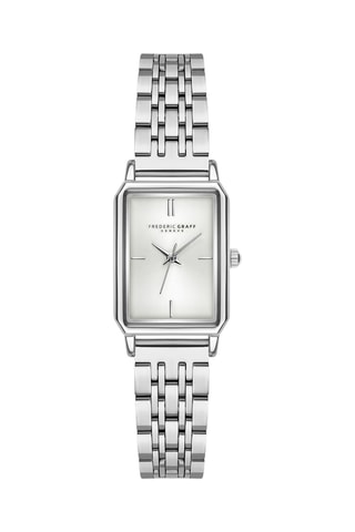 Montre à quartz en acier - Argenté - Frederic Graff