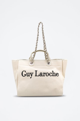 Sac à main en cuir - Beige