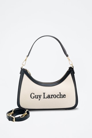 Sac porté épaule en cuir - Noir