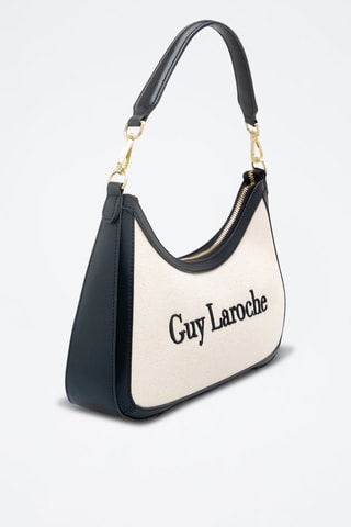 Sac porté épaule en cuir - Noir