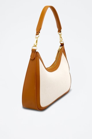 Sac porté épaule en cuir - Camel