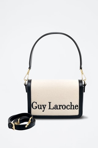 Sac porté épaule en cuir - Noir