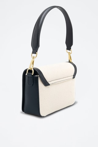 Sac porté épaule en cuir - Noir