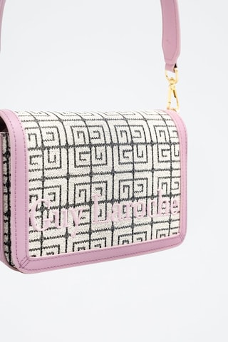Sac porté épaule en cuir -  Rose