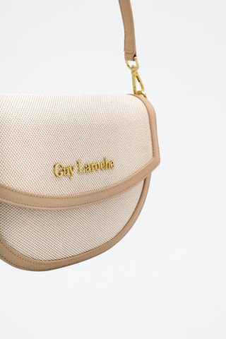 Sac bandoulière en cuir - Beige