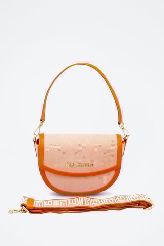 Sac bandoulière en cuir - Orange