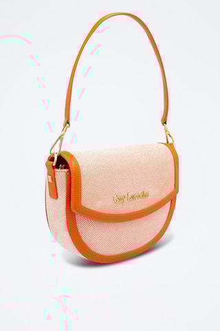 Sac bandoulière en cuir - Orange