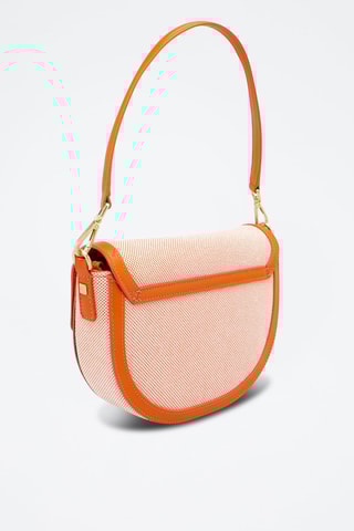 Sac bandoulière en cuir - Orange