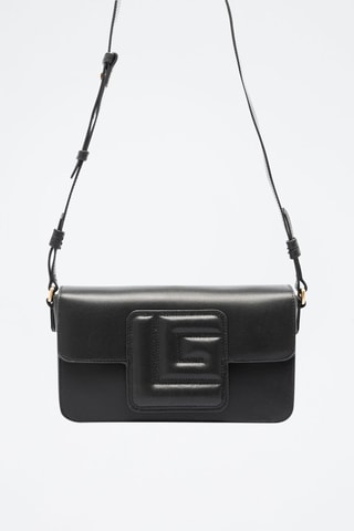 Sac bandoulière en cuir Florian Noir