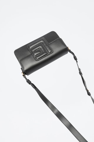 Sac bandoulière en cuir Florian Noir