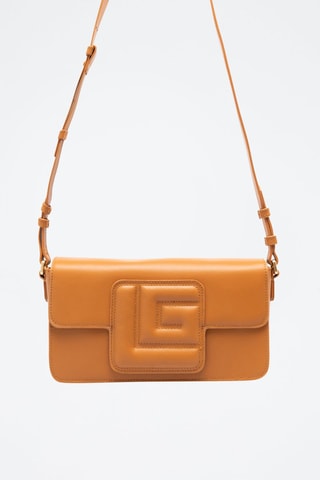 Sac bandoulière en cuir Florian Camel
