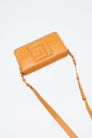Sac bandoulière en cuir Florian Camel
