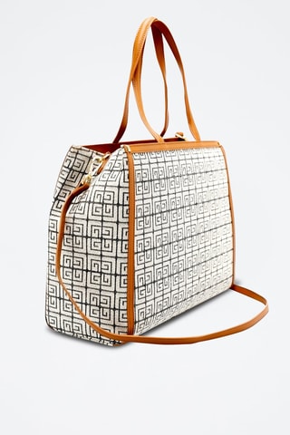 Cabas en cuir - Camel