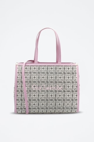 Cabas en cuir - Rose