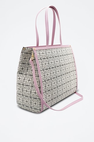 Cabas en cuir - Rose
