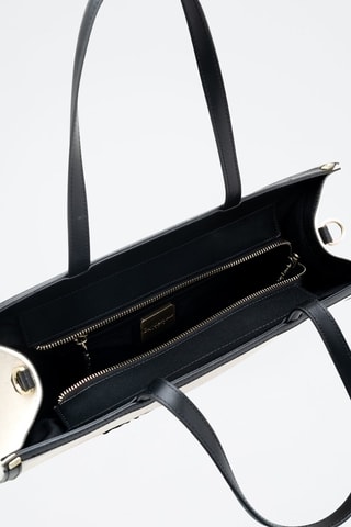 Cabas en cuir - Noir