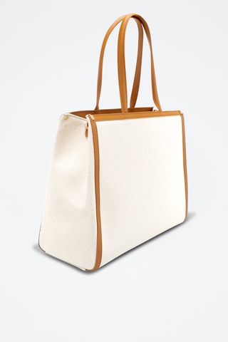 Cabas en cuir - Camel
