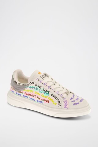 Sneakers en cuir - Blanc