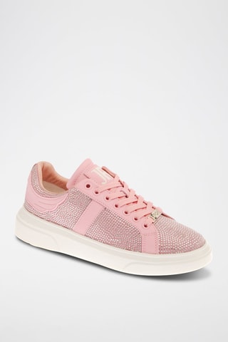 Sneakers en nubuck - Rose