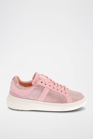 Sneakers en nubuck - Rose