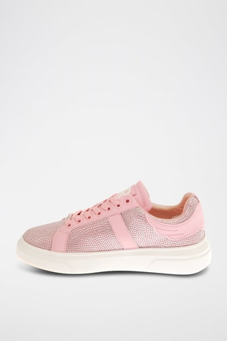 Sneakers en nubuck - Rose