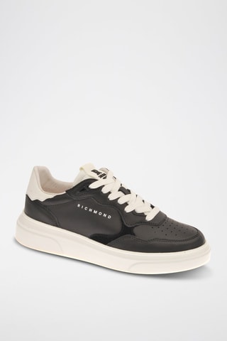 Sneakers en cuir - Noir