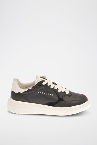 Sneakers en cuir - Noir