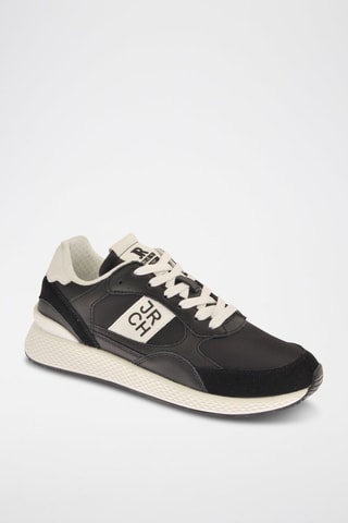 Nubuck Sneakers - Zwart