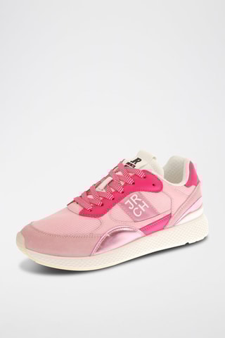 Sneakers en nubuck - Rose