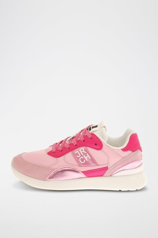 Sneakers en nubuck - Rose