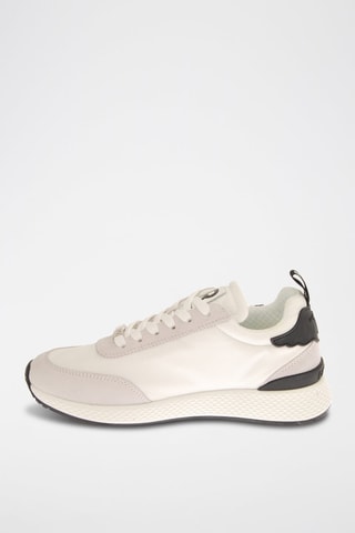 Sneakers en nubuck - Blanc