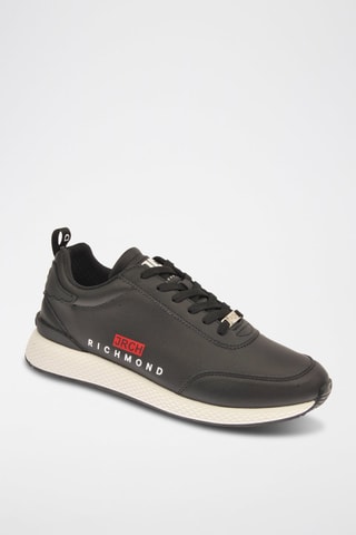 Leren Sneakers -Zwart